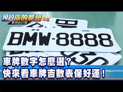 車牌號碼意思